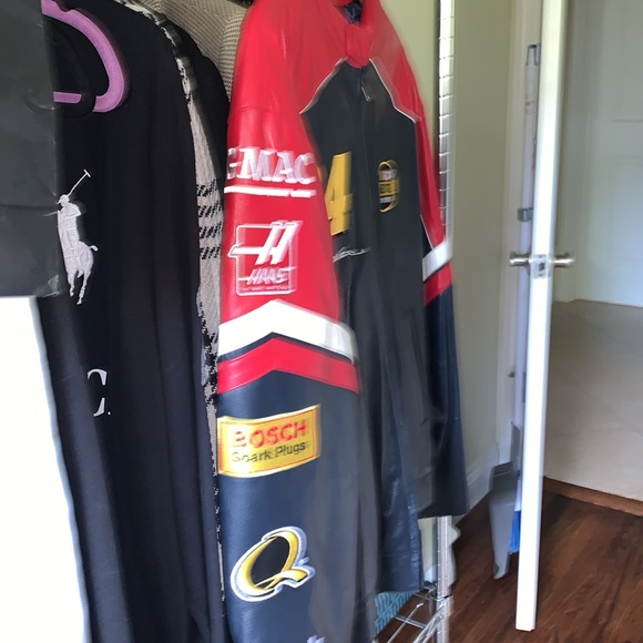 NASCAR racing leather jacket L send offers! - Picture 5 of 14